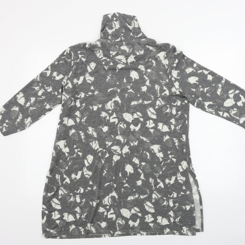 Marks and Spencer  Womens Grey Animal Print  Pullover Jumper Size 16