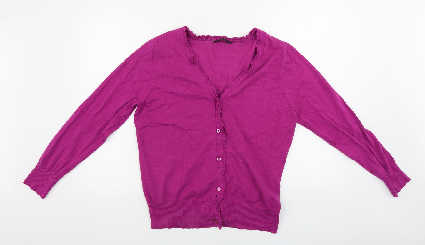 BHS  Womens Pink   Cardigan Jumper Size 18