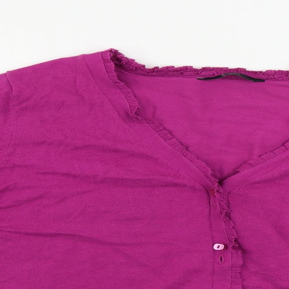 BHS  Womens Pink   Cardigan Jumper Size 18