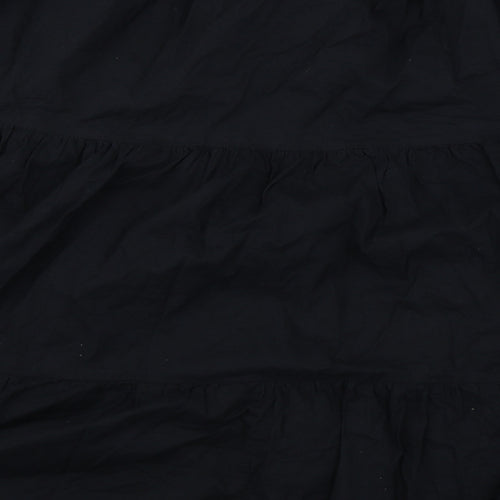 ELVI Womens Black   A-Line Skirt Size 34 in