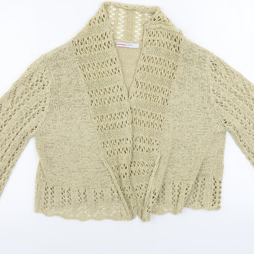 Papaya  Womens Beige   Cardigan Jumper Size 14