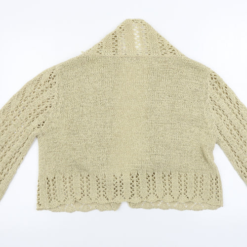 Papaya  Womens Beige   Cardigan Jumper Size 14