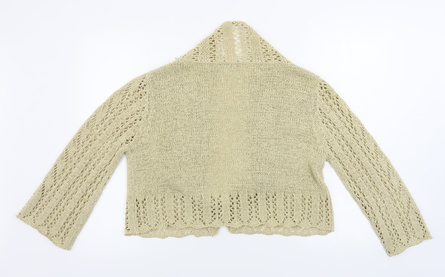 Papaya  Womens Beige   Cardigan Jumper Size 14