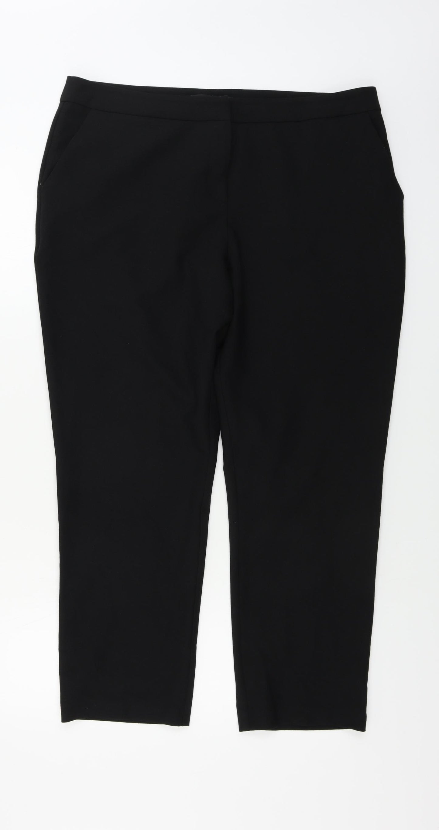 Very Womens Black   Trousers  Size 16 L25 in