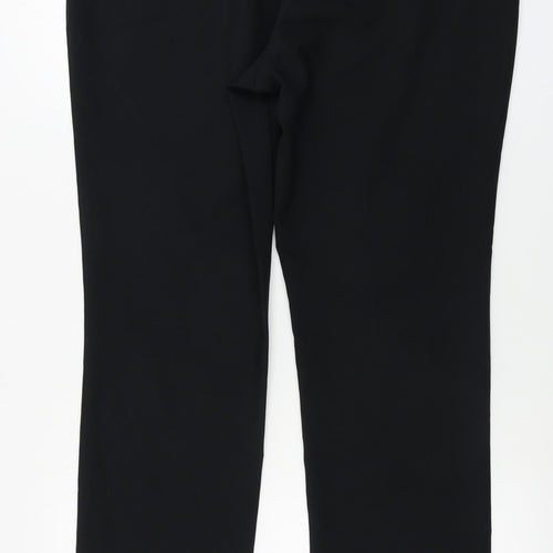 South Womens Black   Trousers  Size 16 L30 in