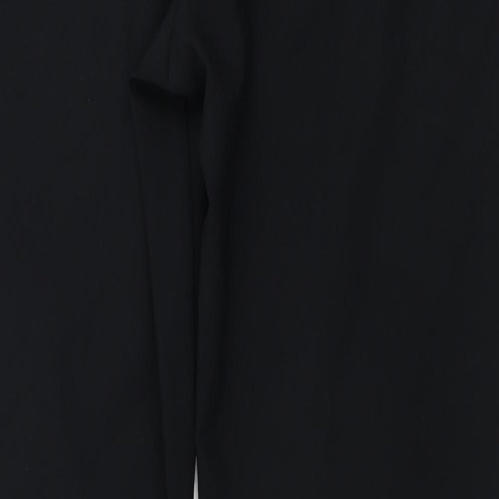 South Womens Black   Trousers  Size 16 L30 in