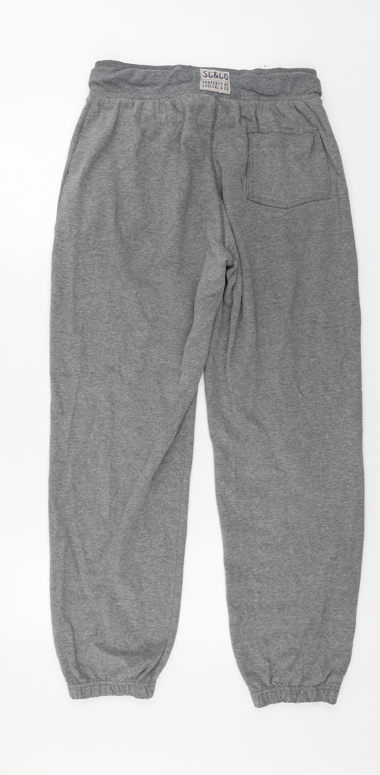 SoulCal&Co  Mens Grey   Sweatpants Trousers Size M L26 in