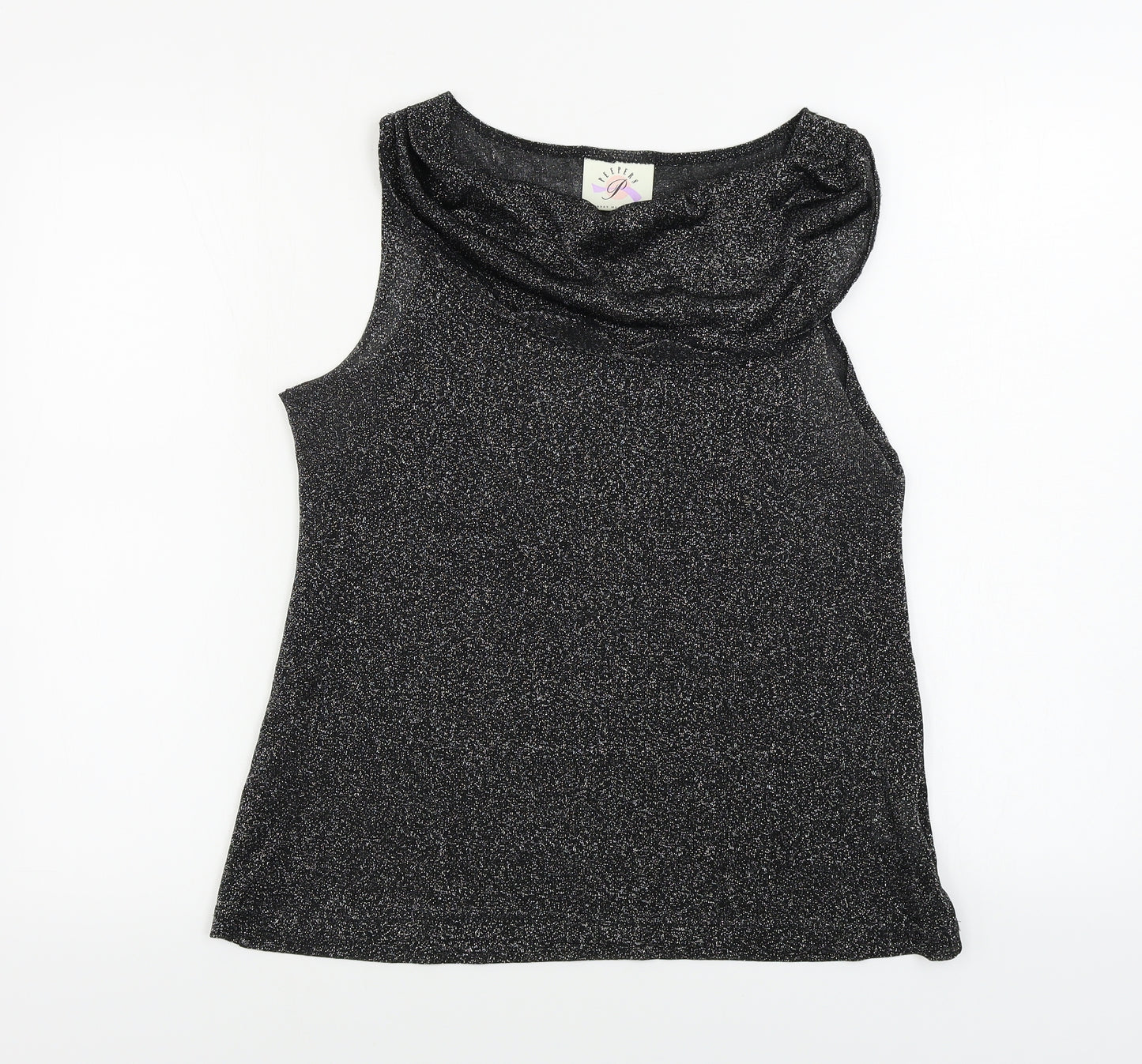 Peepers  Womens Black   Basic Blouse Size 14