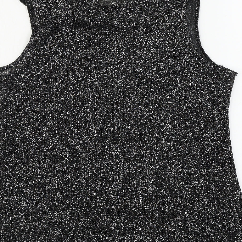 Peepers  Womens Black   Basic Blouse Size 14