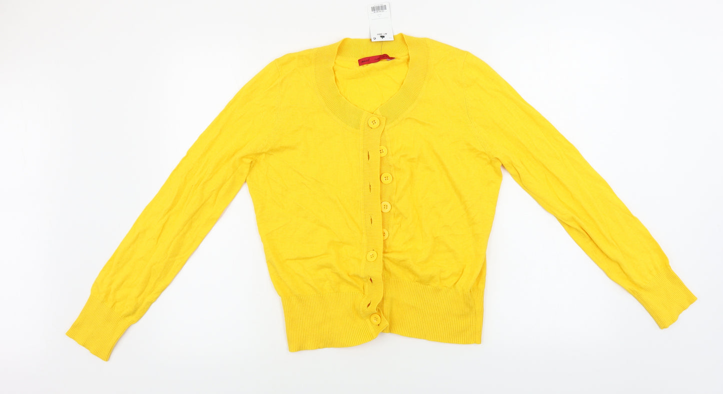 NEXT  Womens Yellow   Cardigan Jumper Size 14