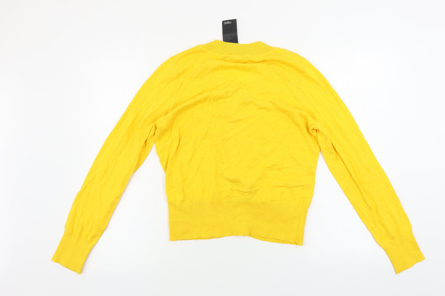 NEXT  Womens Yellow   Cardigan Jumper Size 14