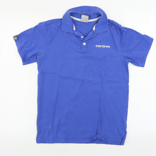 Carbrini  Boys Blue   Basic Polo Size 12-13 Years