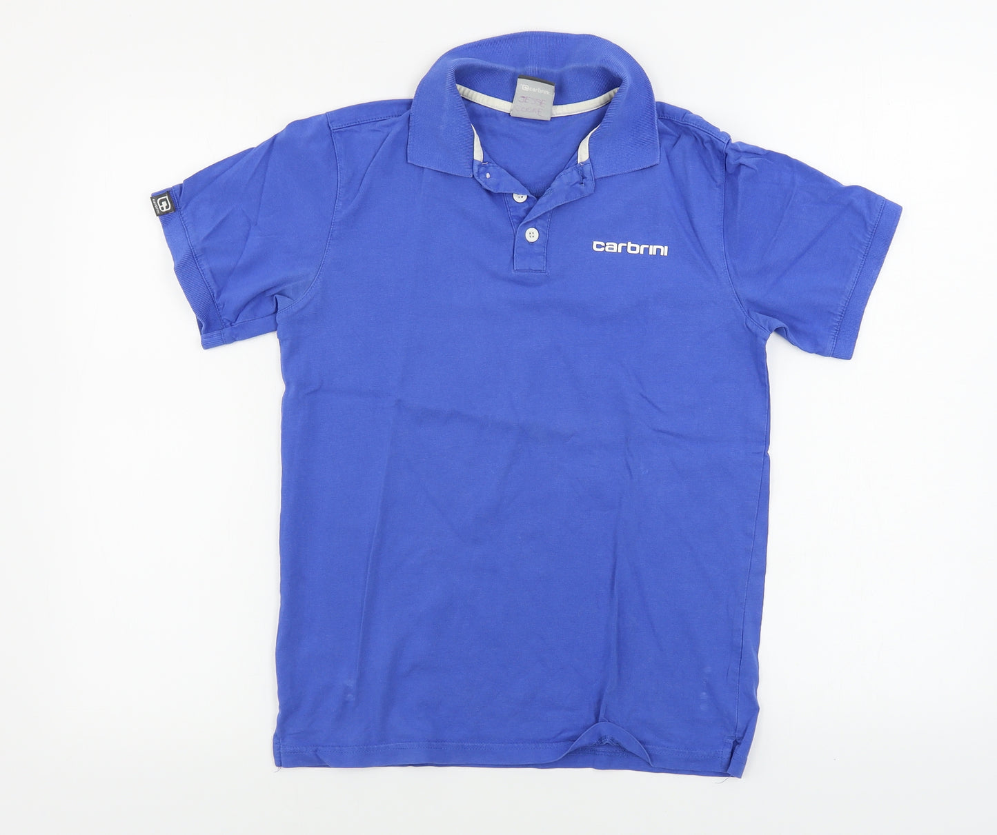 Carbrini  Boys Blue   Basic Polo Size 12-13 Years