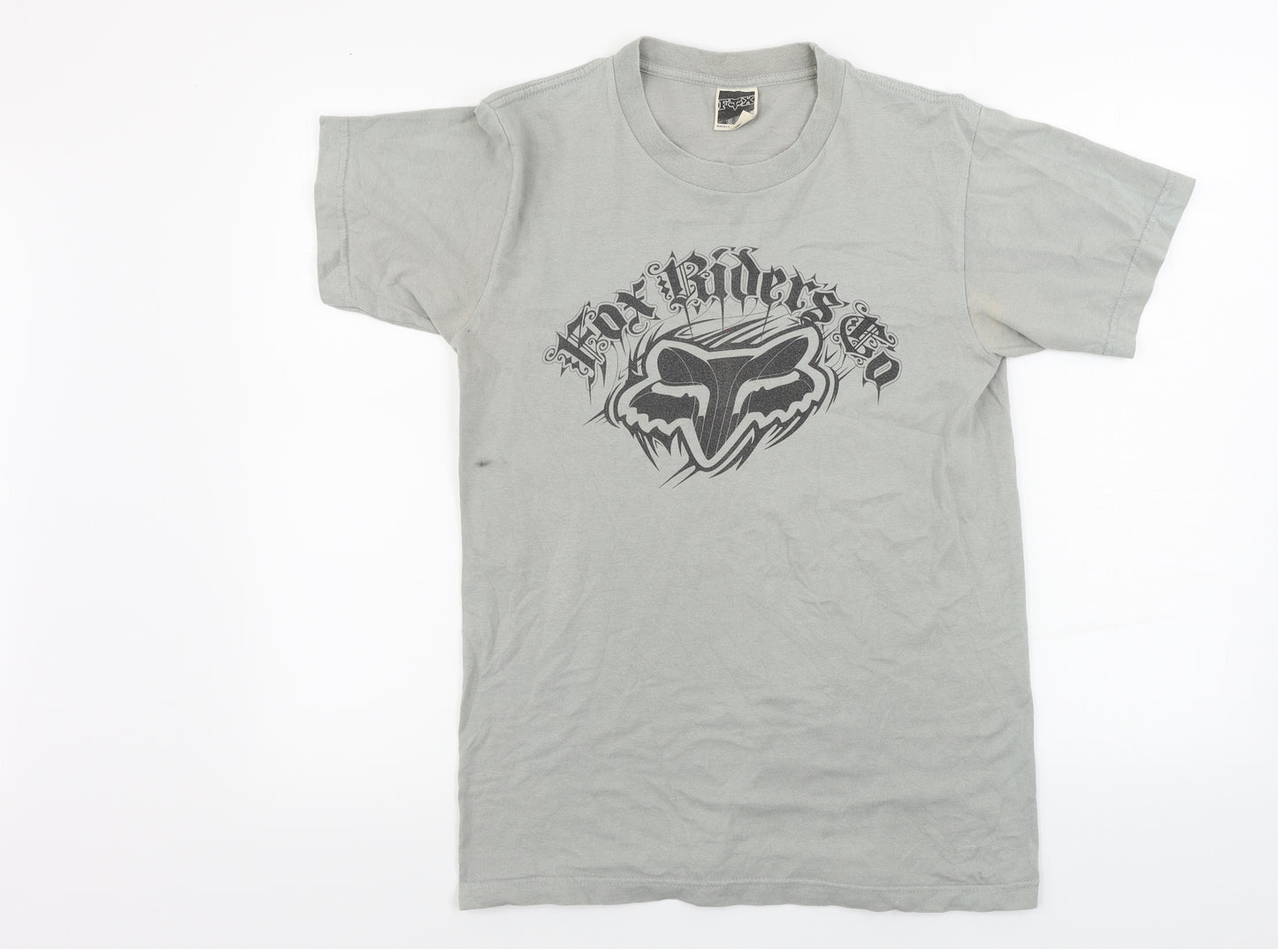 Fox  Mens Grey    T-Shirt Size S