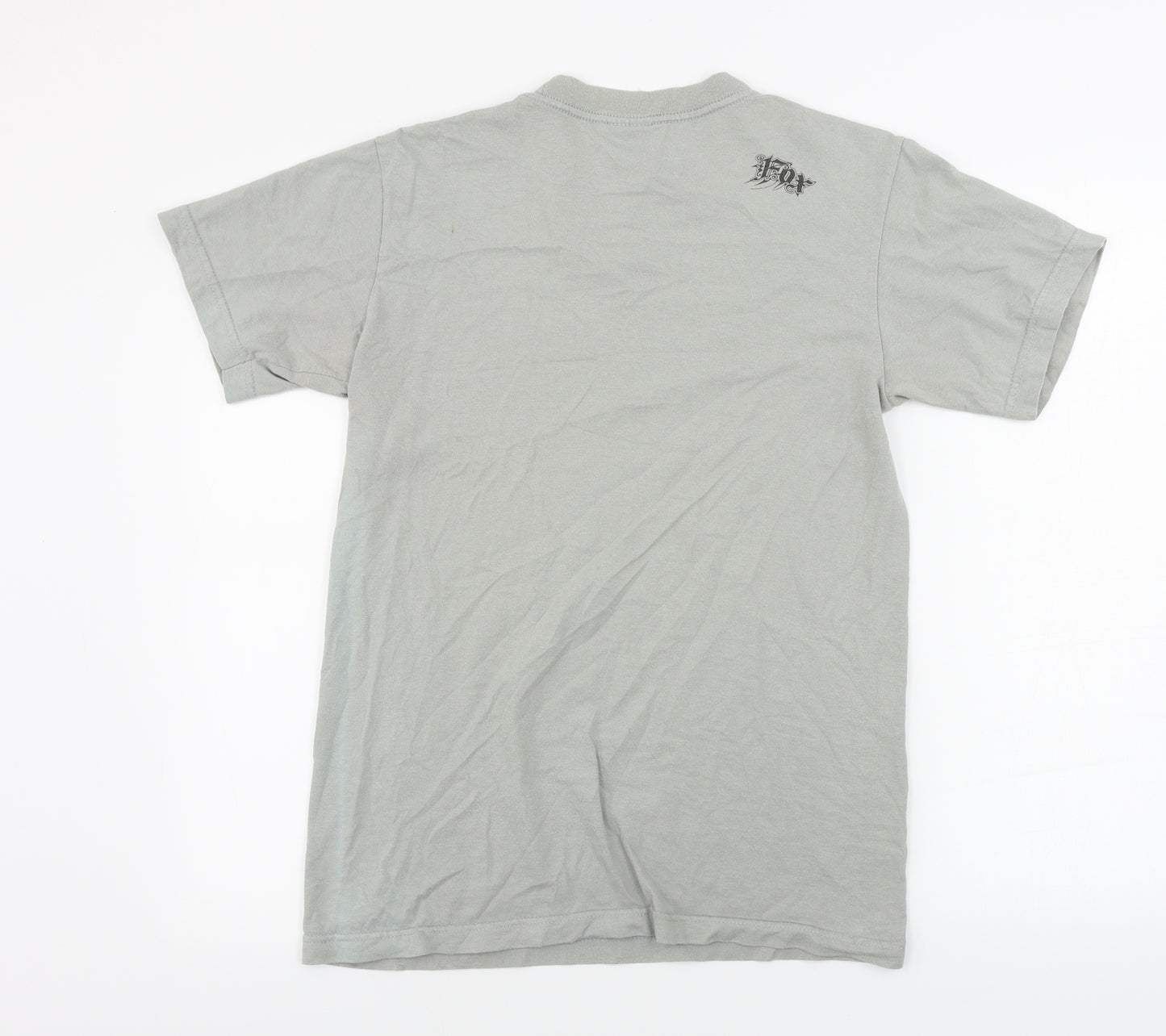 Fox  Mens Grey    T-Shirt Size S