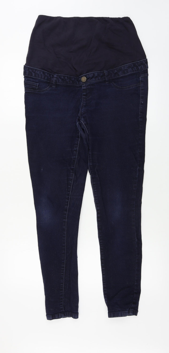 New Look Womens Blue Straight Jeans Size 8 L27 in