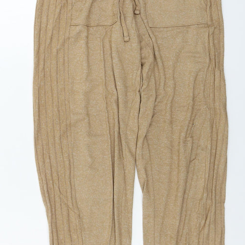 Marks and Spencer  Womens Brown   Sweatpants Trousers Size 8 L25 in