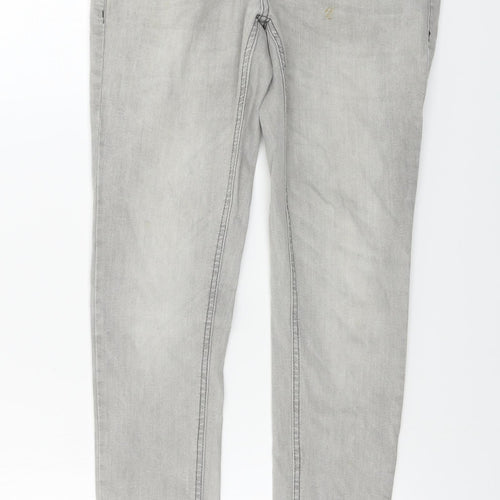 Preworn  Womens Grey   Skinny Jeans Size 32 in L28 in