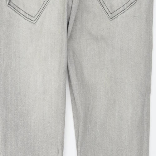 Preworn  Womens Grey   Skinny Jeans Size 32 in L28 in