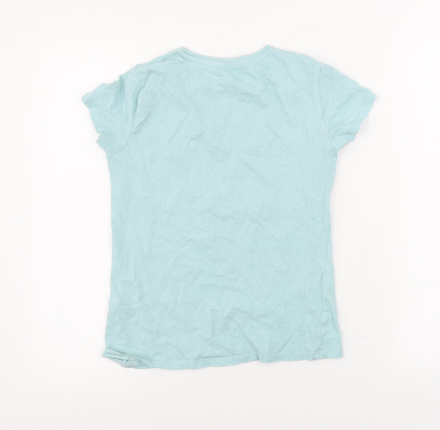 pep&co Girls Blue   Basic T-Shirt Size 11-12 Years