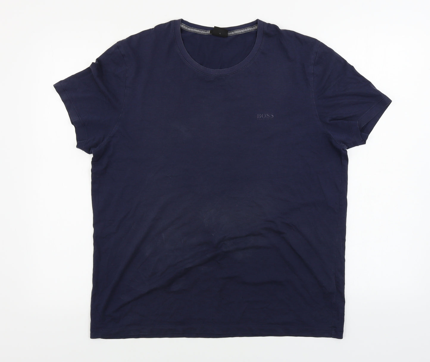 HUGO BOSS Mens Blue    T-Shirt Size L