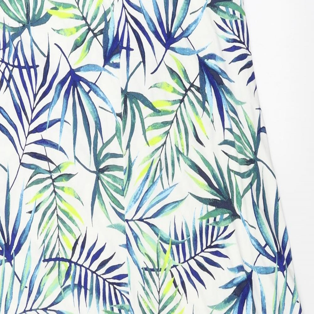 Sigrid Olsen  Womens White Floral  A-Line  Size 20
