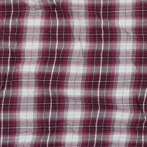 Marks and Spencer  Womens Purple Check  Basic Button-Up Size 12