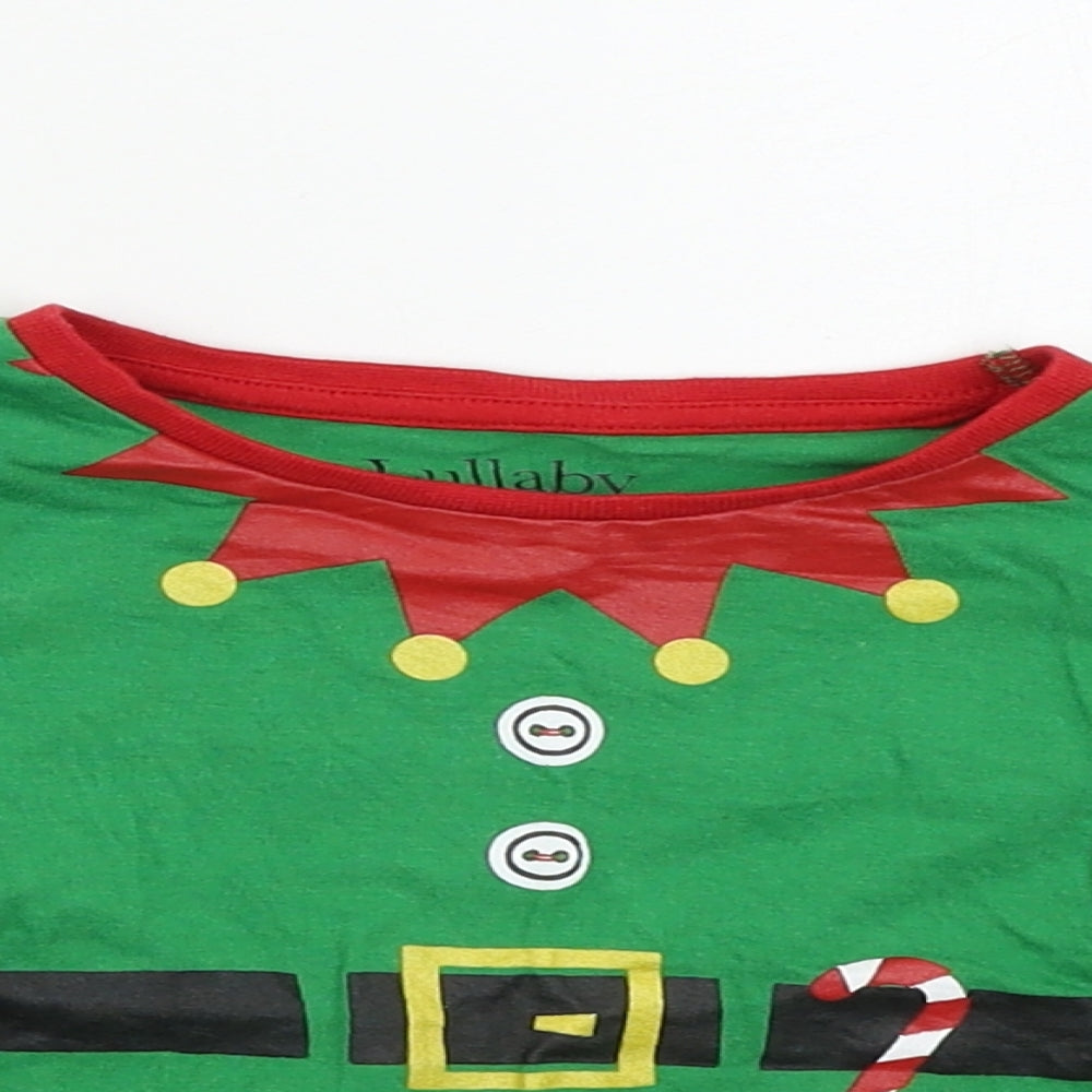 Peacocks  Boys Green   Basic T-Shirt Size 6-9 Months  - Christmas T Shirt