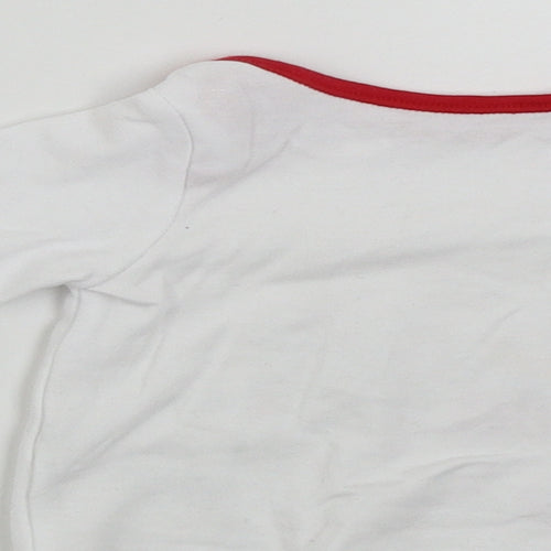 Nutmeg  Boys White   Pullover Jumper Size 6-9 Months