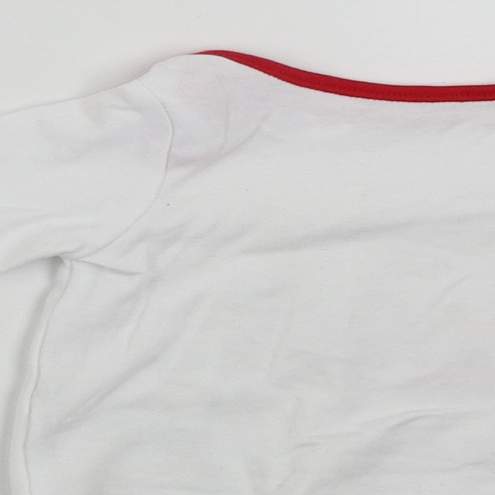 Nutmeg  Boys White   Pullover Jumper Size 6-9 Months