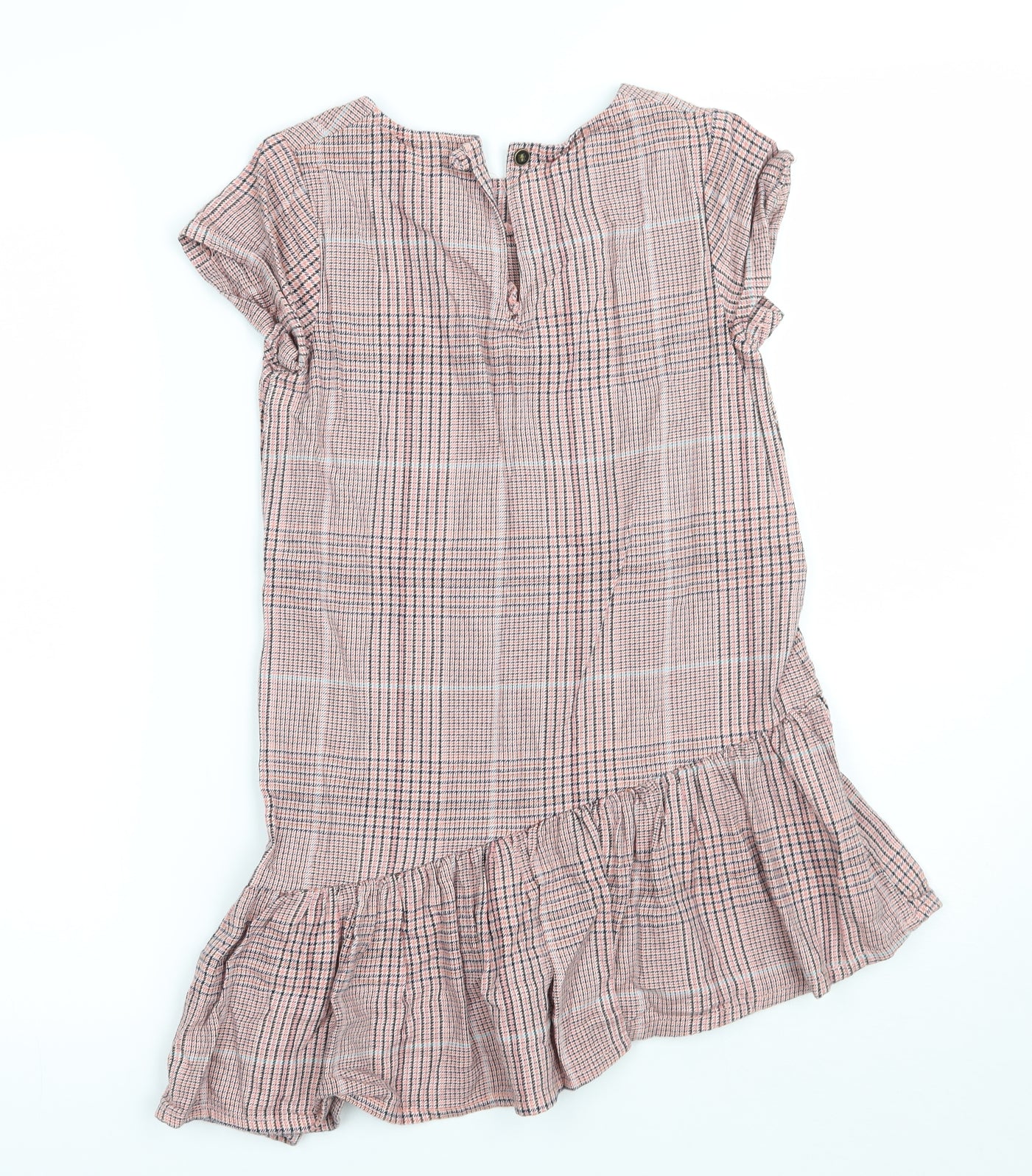 NEXT Girls Pink Check  A-Line  Size 8 Years