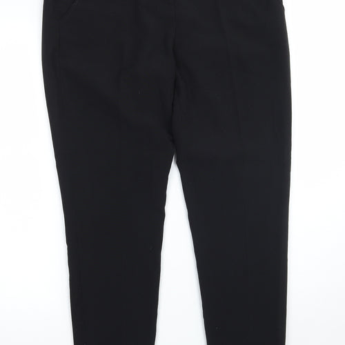 Red Herring Womens Black   Trousers  Size 12 L27 in