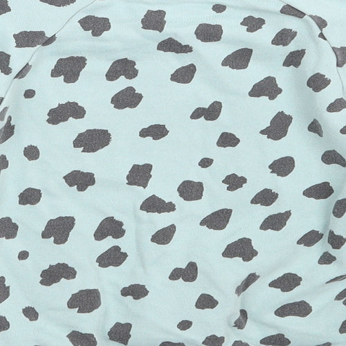 Primark Girls Blue Animal Print  Pullover Jumper Size 2-3 Years