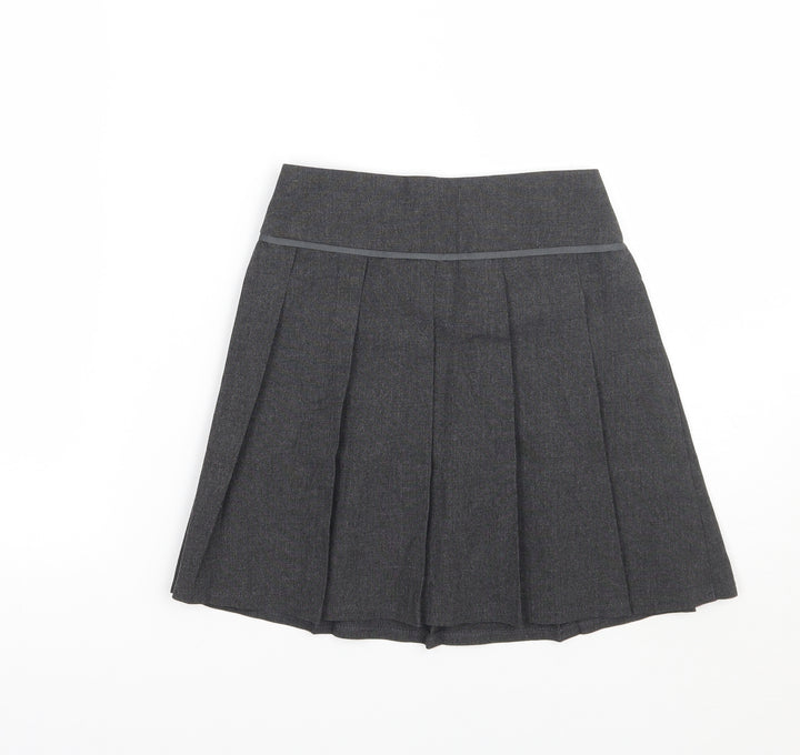 TU Girls Grey A-Line Skirt Size 5 Years - School wear