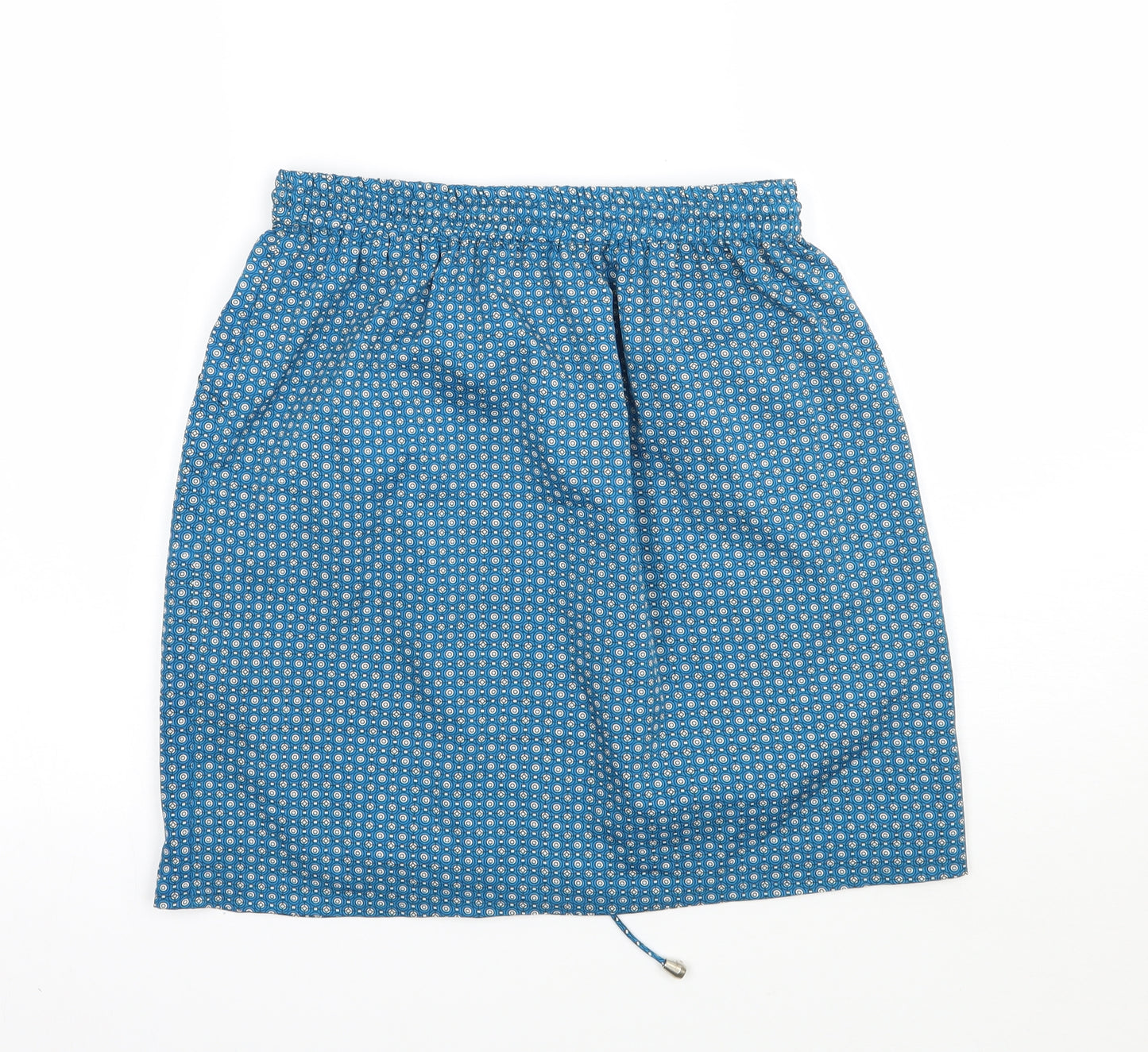 Atterley road Womens Blue Geometric  A-Line Skirt Size 8