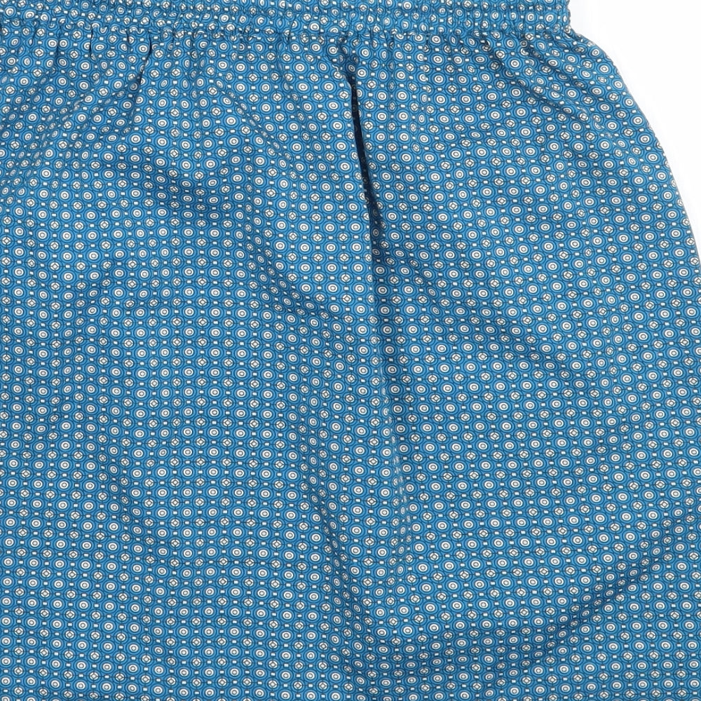 Atterley road Womens Blue Geometric  A-Line Skirt Size 8