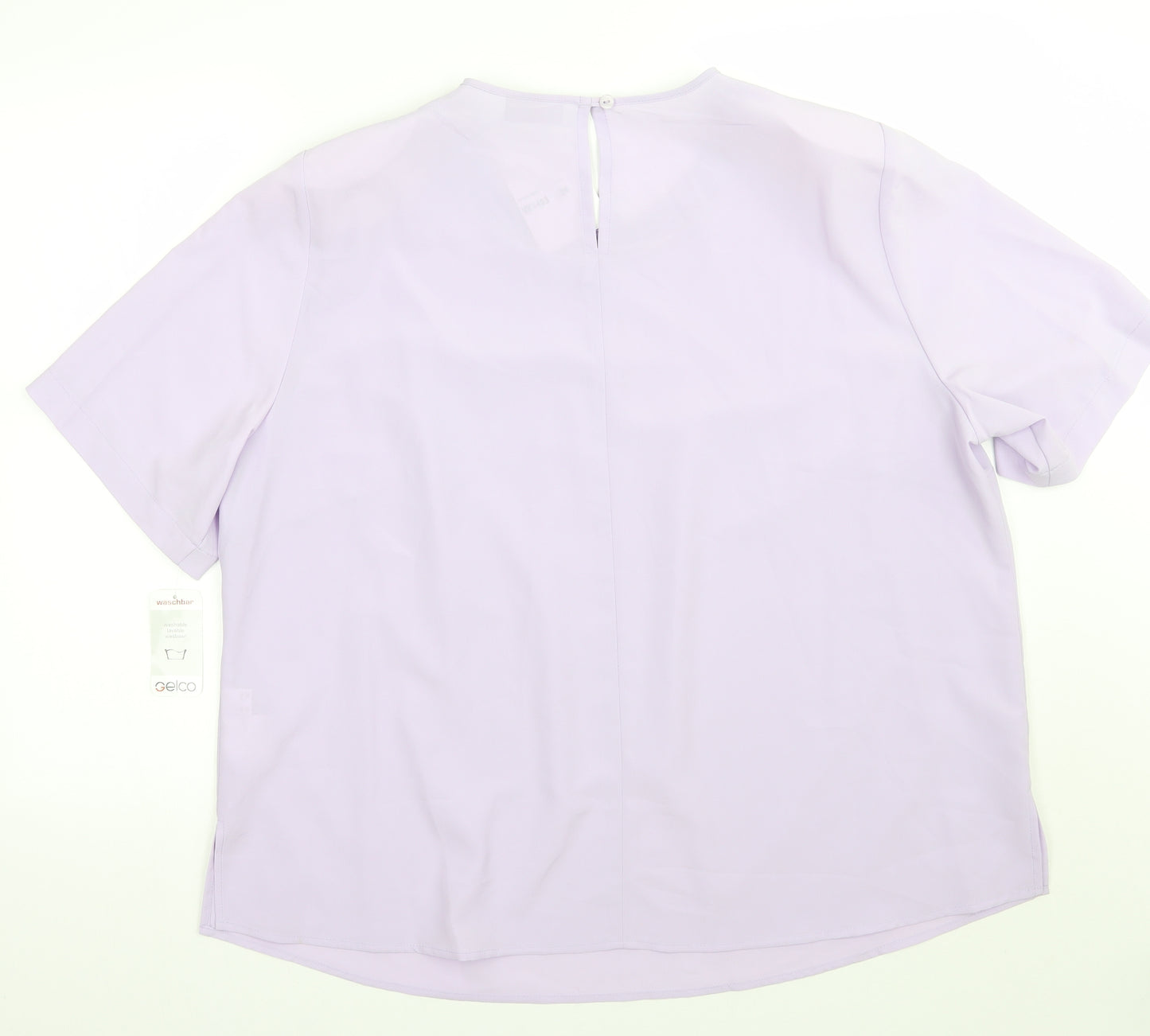 Gelco Womens Purple   Basic Blouse Size 24