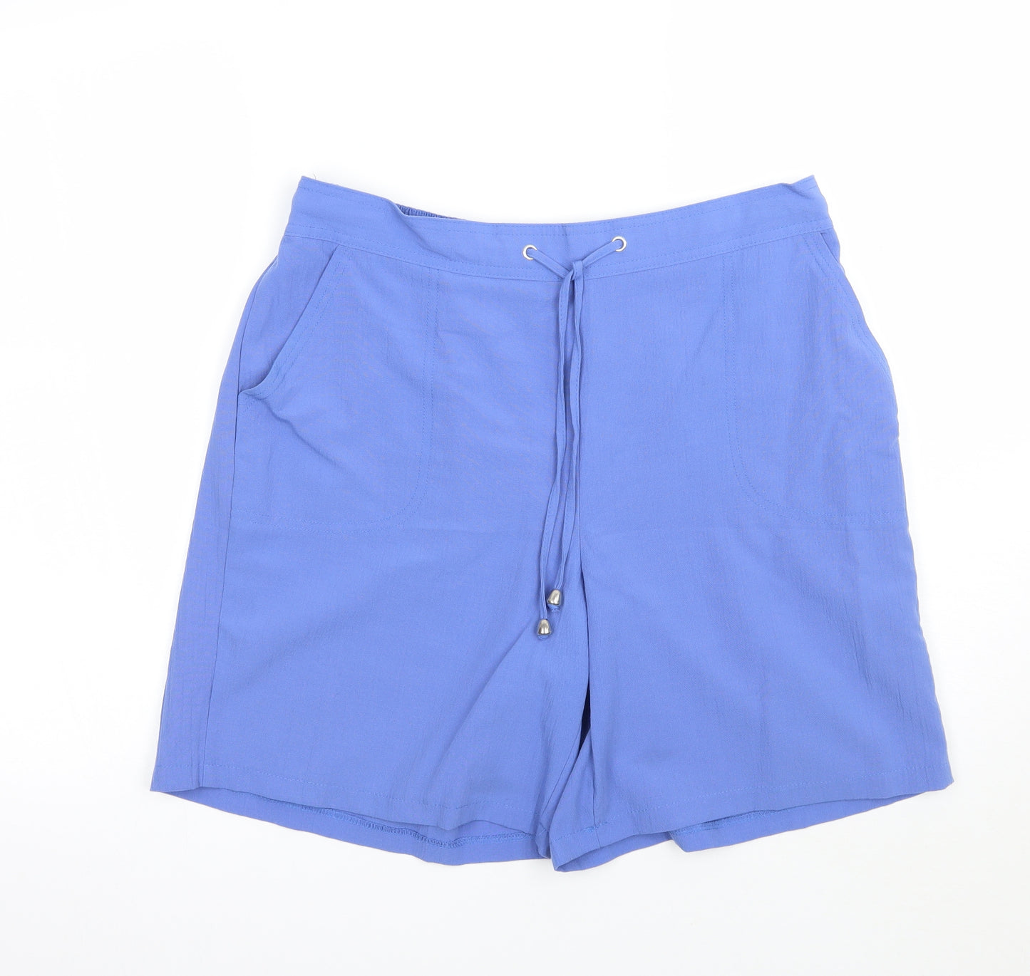 Papaya Womens Blue   Bermuda Shorts Size 14