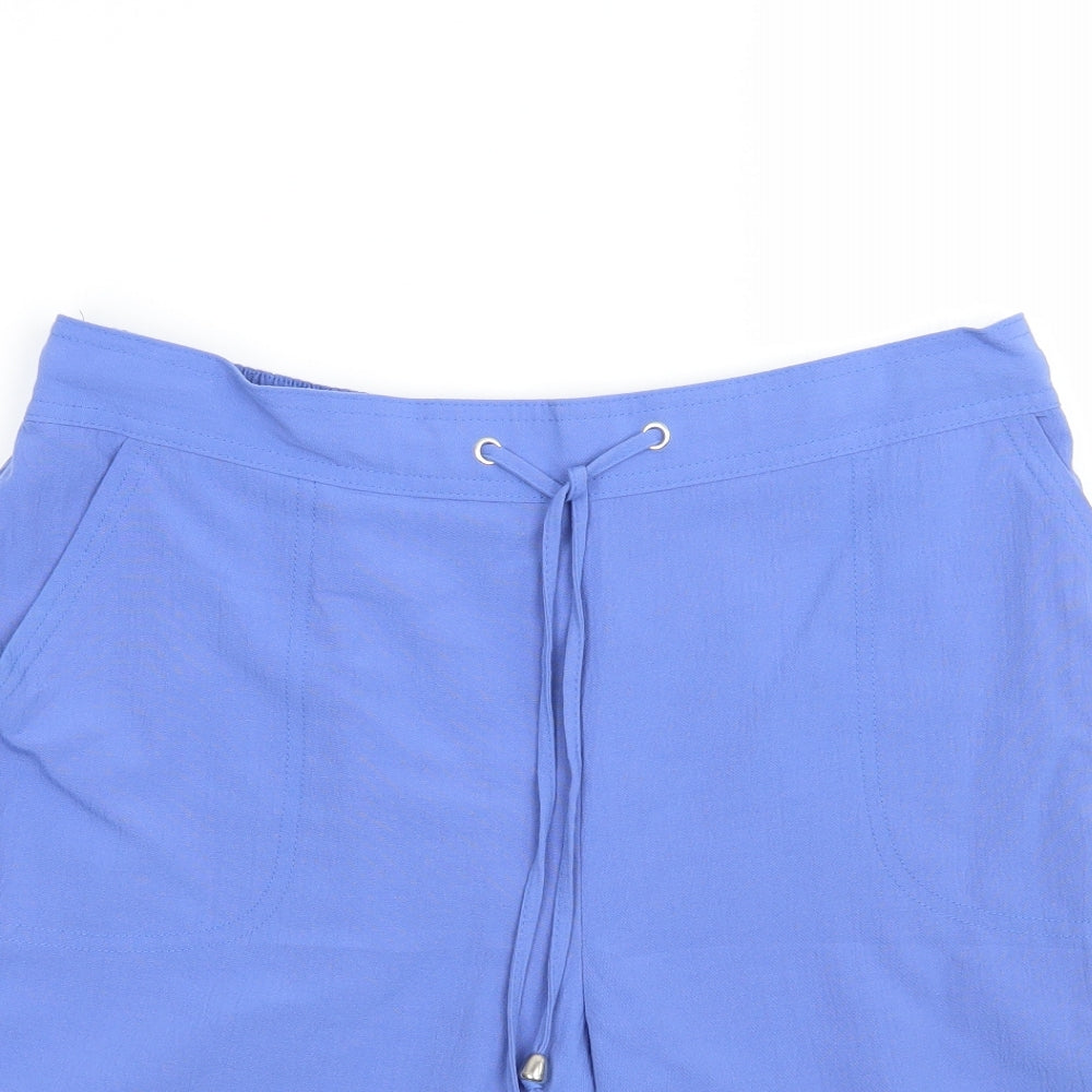 Papaya Womens Blue   Bermuda Shorts Size 14