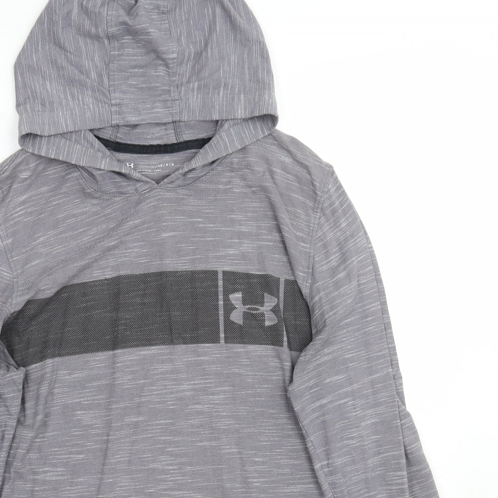 Under armour Mens Grey   Pullover Hoodie Size L