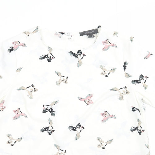 Primark Womens White   Basic Blouse Size 10