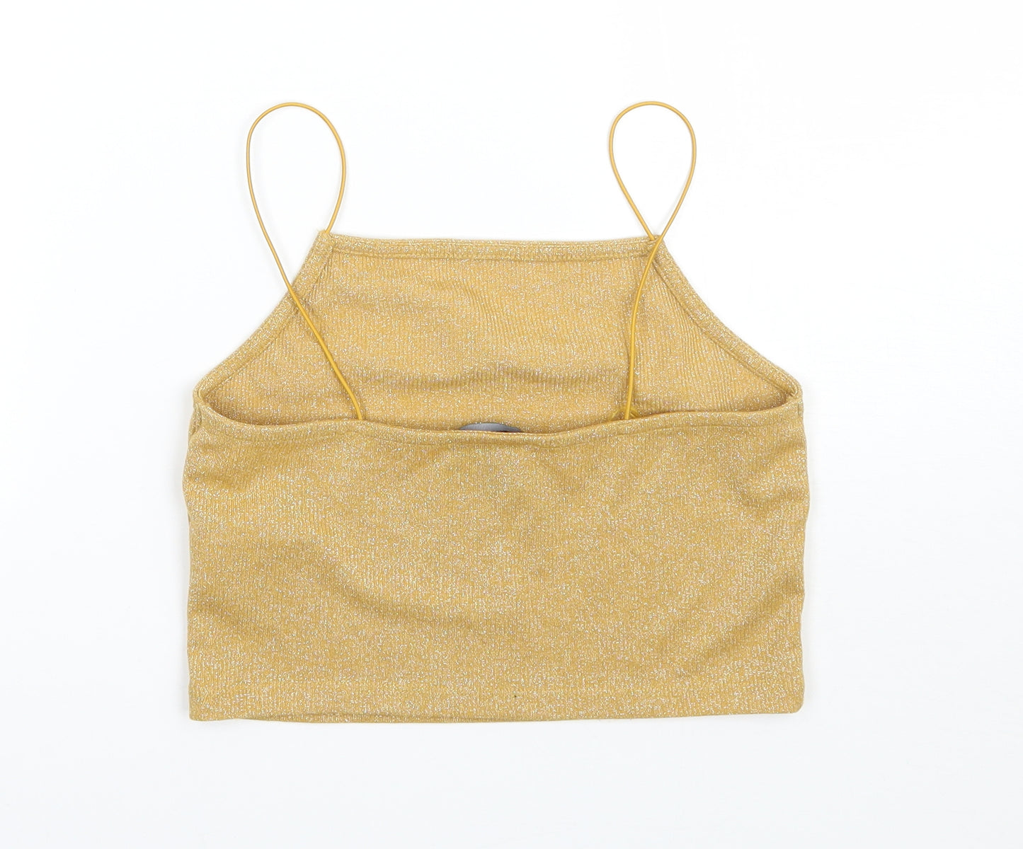 Newlook Womens Yellow   Cropped Tank Size 10