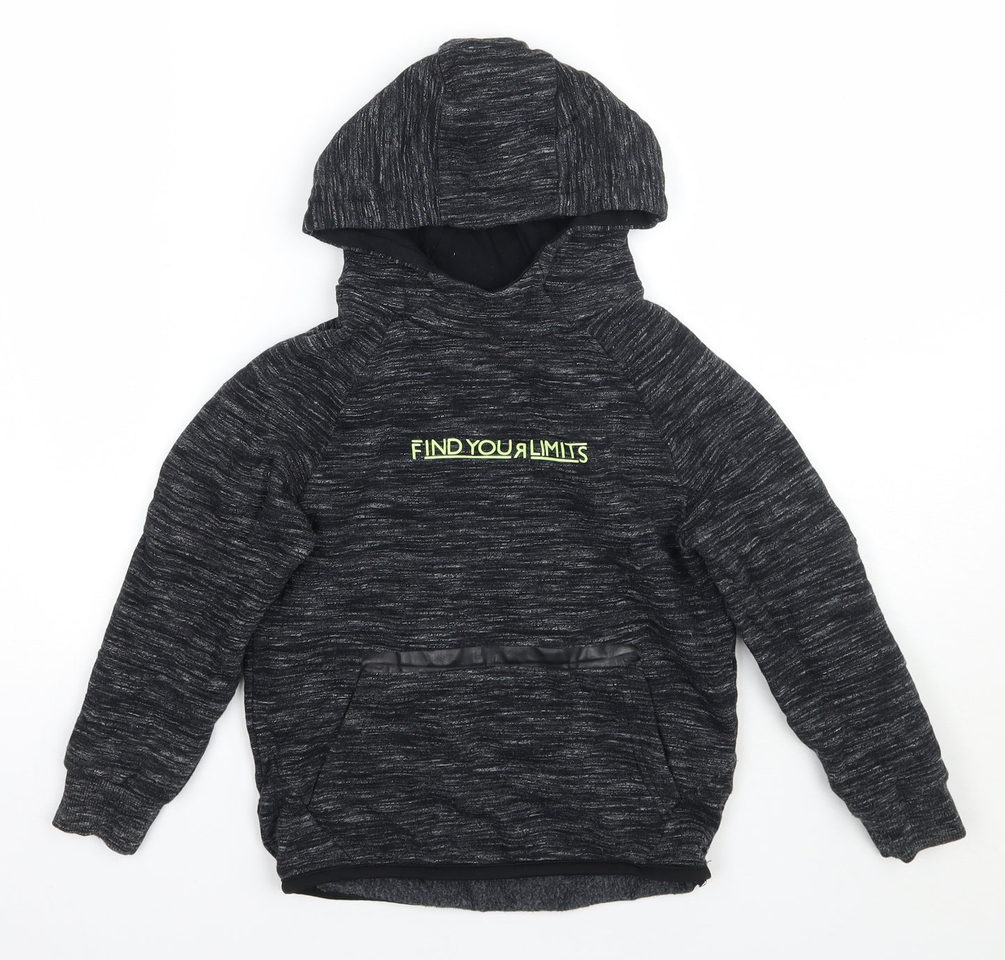 George Boys Black   Pullover Hoodie Size 7-8 Years