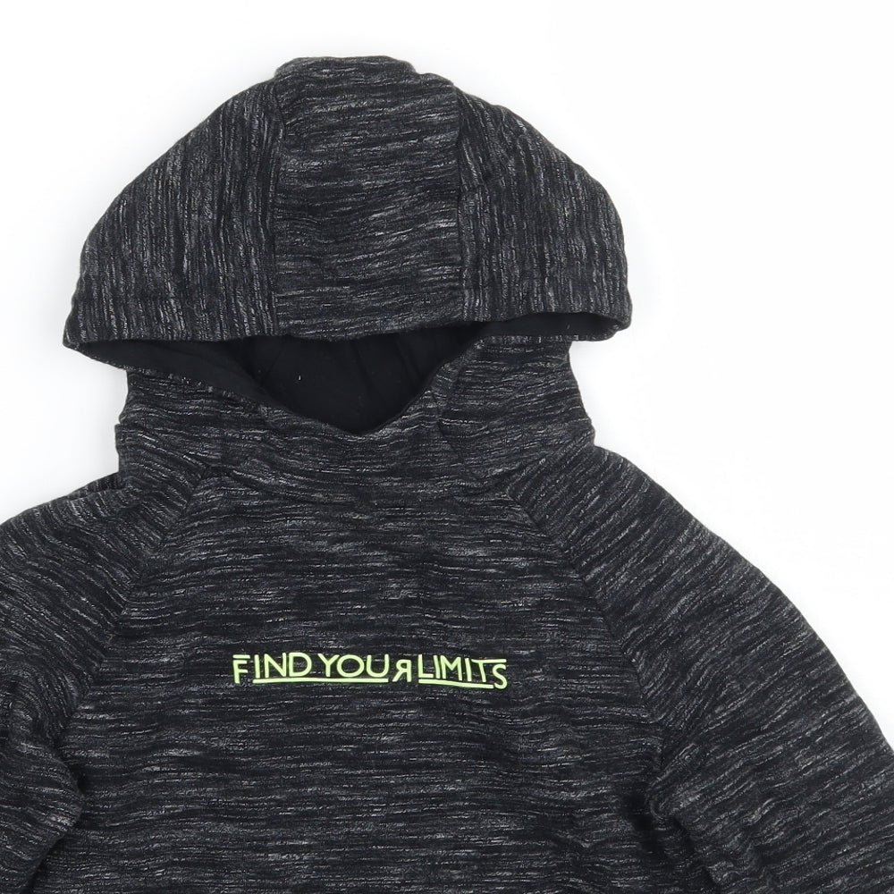 George Boys Black   Pullover Hoodie Size 7-8 Years