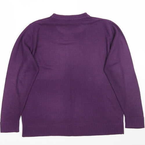 Berkertex Womens Purple   Pullover Jumper Size 14
