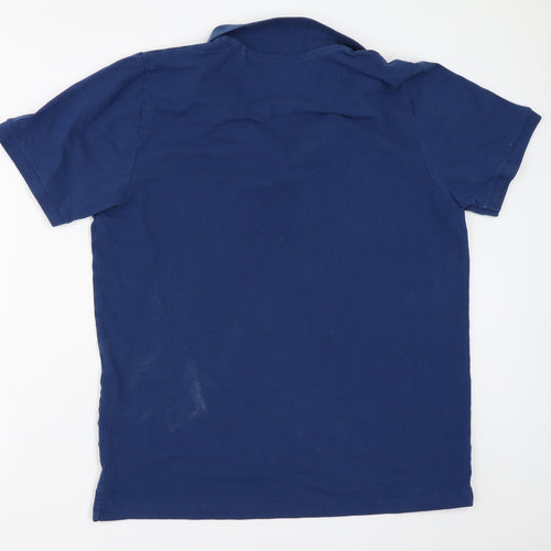 Easy Mens Blue    Polo Size L