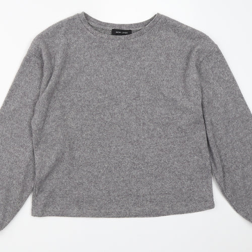 New Look Womens Grey   Pullover Jumper Size S