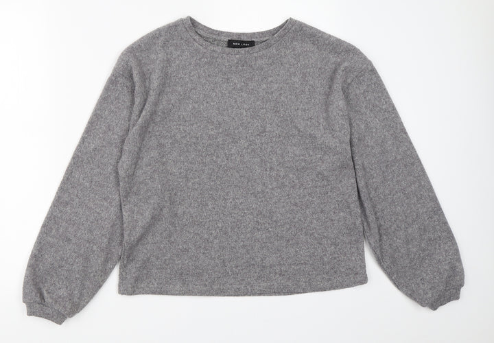 New Look Womens Grey   Pullover Jumper Size S