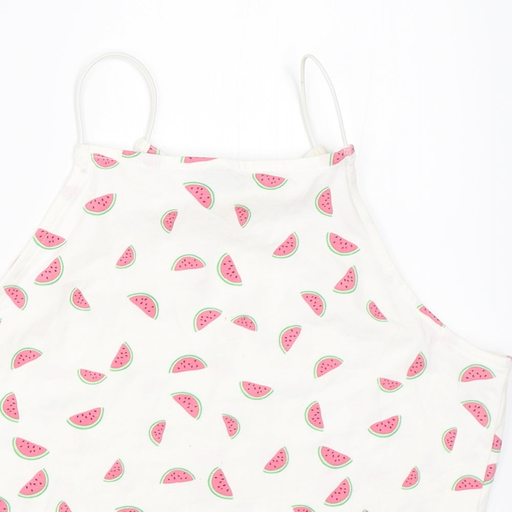 New Look Girls White   Camisole Tank Size 14-15 Years