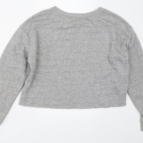 New Look Girls Grey   Pullover Sweatshirt Size 12-13 Years
